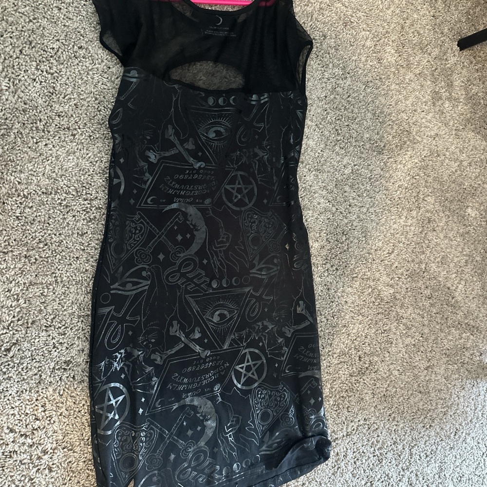 Killstar Black Mystical Backless Dress